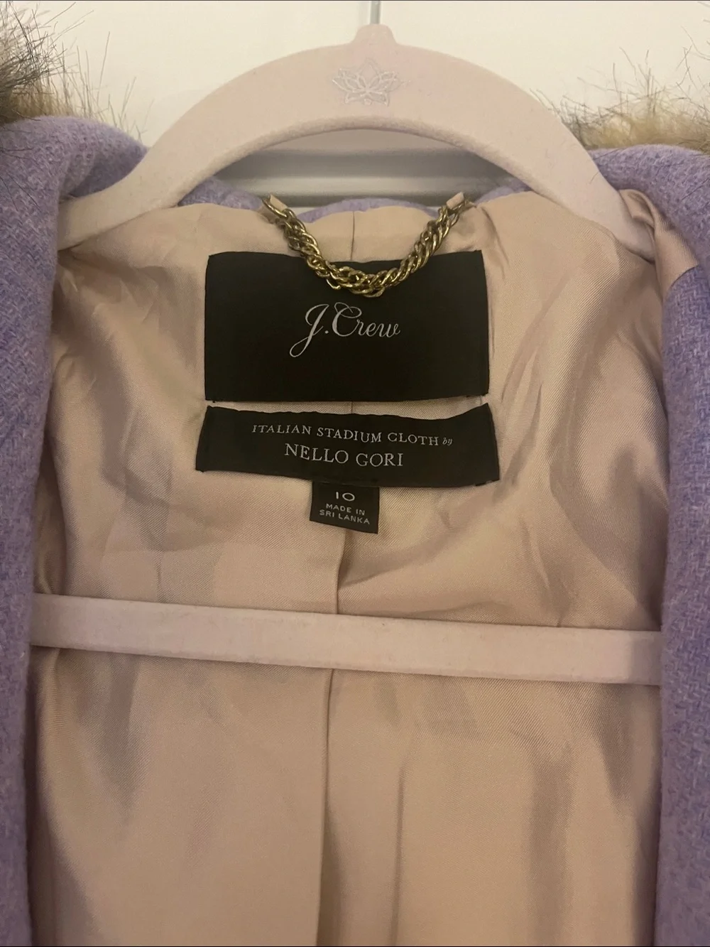 J. Crew tailored lavender